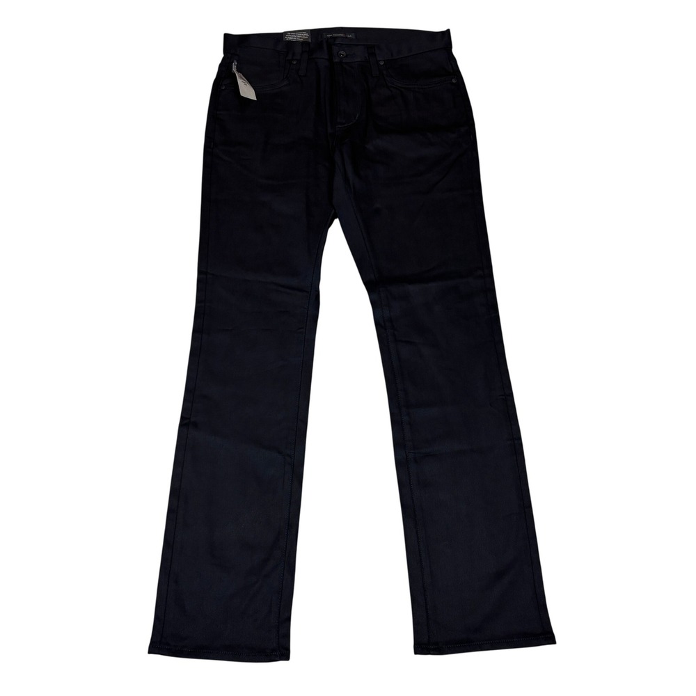 John Varvatos Bowery Slim Straight Jeans J336C17 B1LM Black Mens Size 32x33 NWT